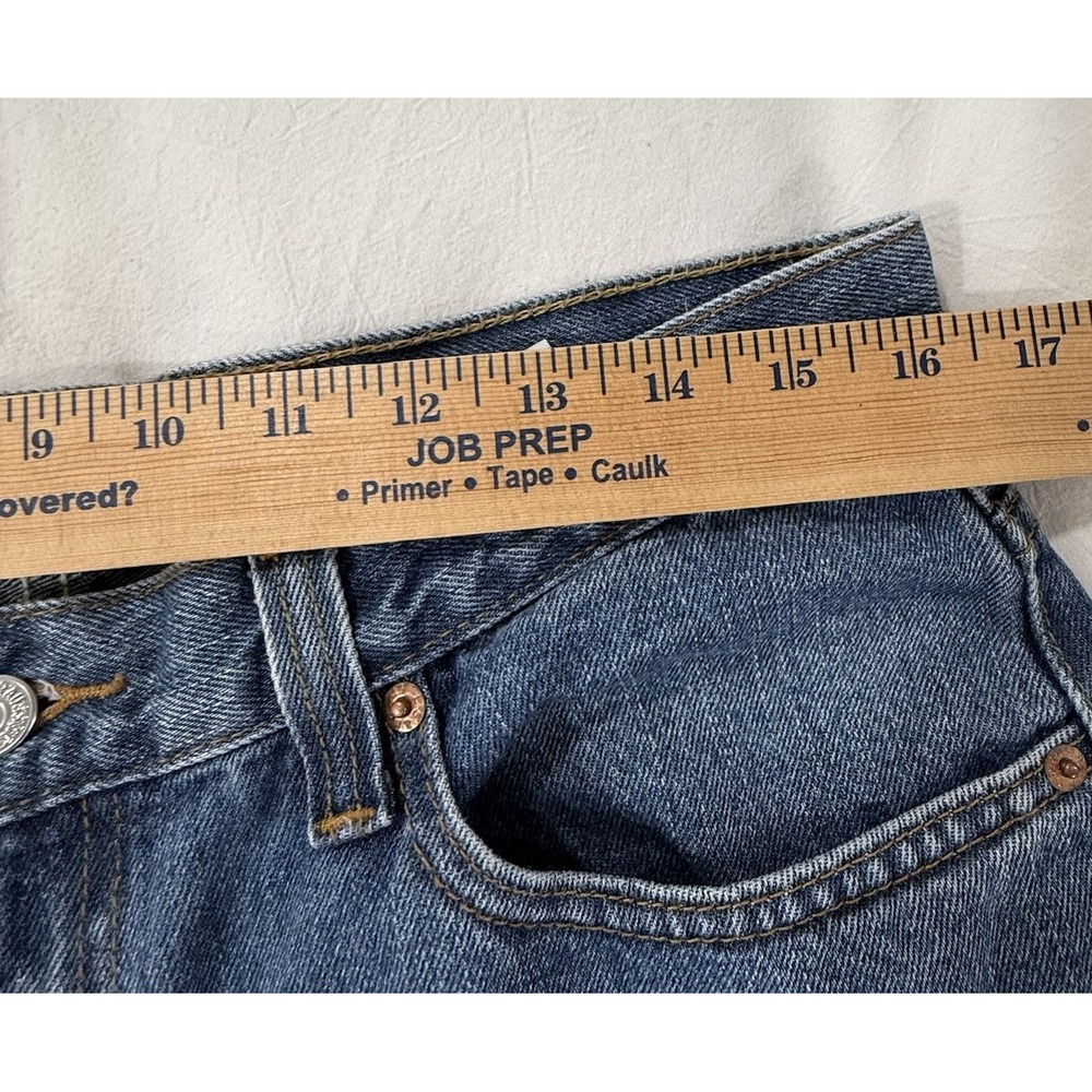Y2K Levi's 550 Relaxed Fit 34x30(32x29)  Stone Washed Denim Tapered 2009 - Picture 10 of 16